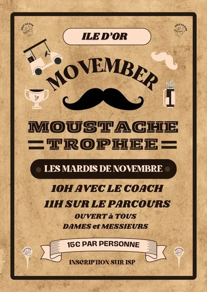 Les Mardis de Novembre MOVEMBER - Le concours de moustache !